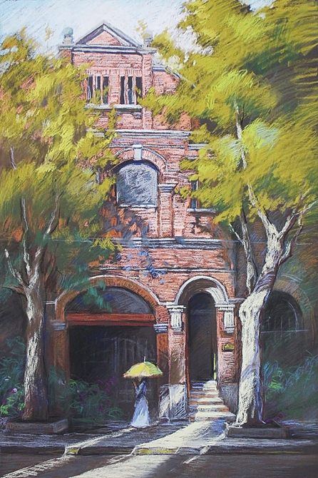 漫步徐汇老洋房(粉画)
曹婧昉