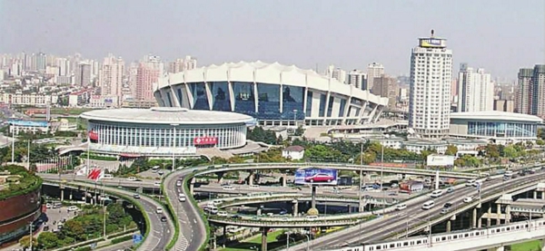 2010年的上海体育场、上海体育馆和上海游泳馆刘之健 摄