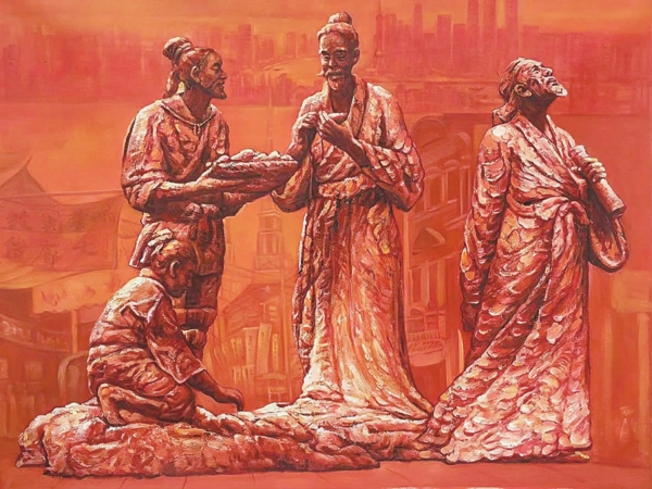 陈建华 油画《徐光启》