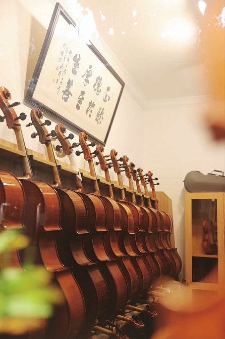 音乐街区里的琴行